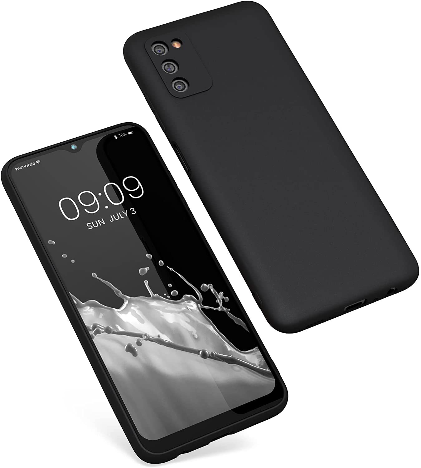 Samsung-A03S-black-silicone-cover