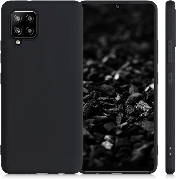 Samsung-A42-Silicone-Case-Black-3d-view