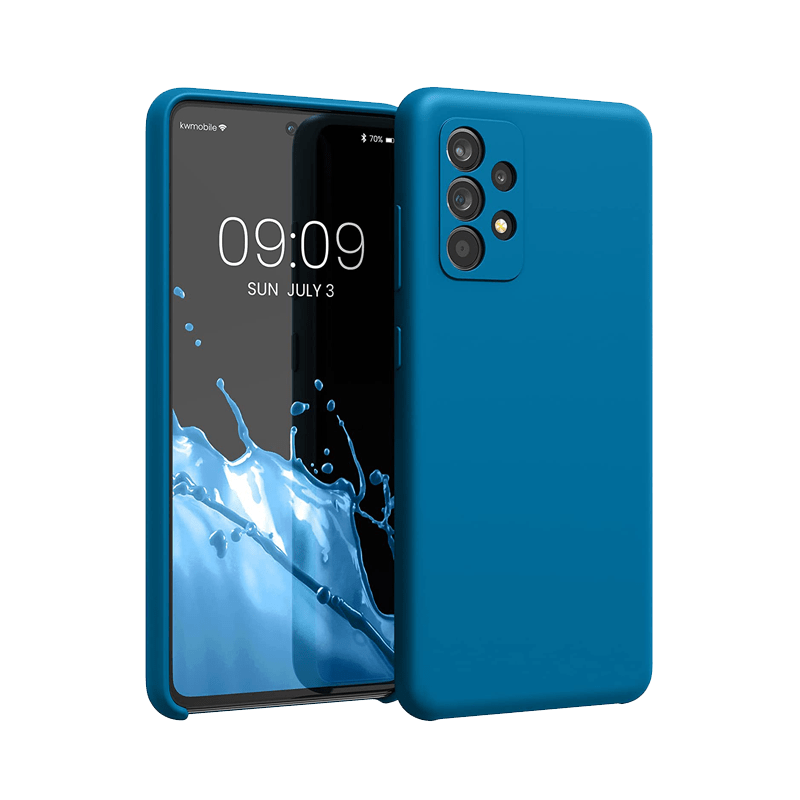 Samsung A52 Blue Silicone Case