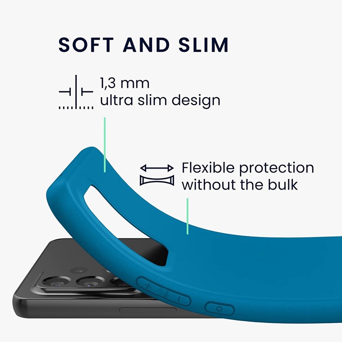 Samsung-A53-Silicone-Case-Blue-side-view