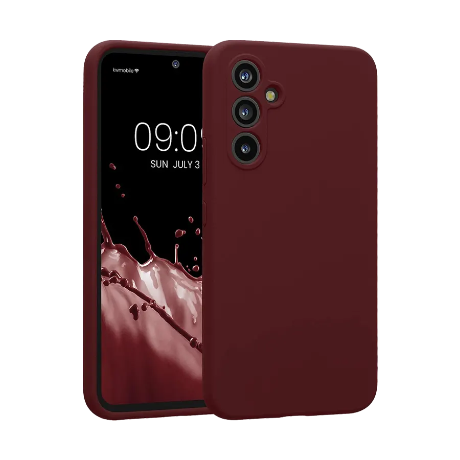 Samsung A54 Silicone Case burgundy