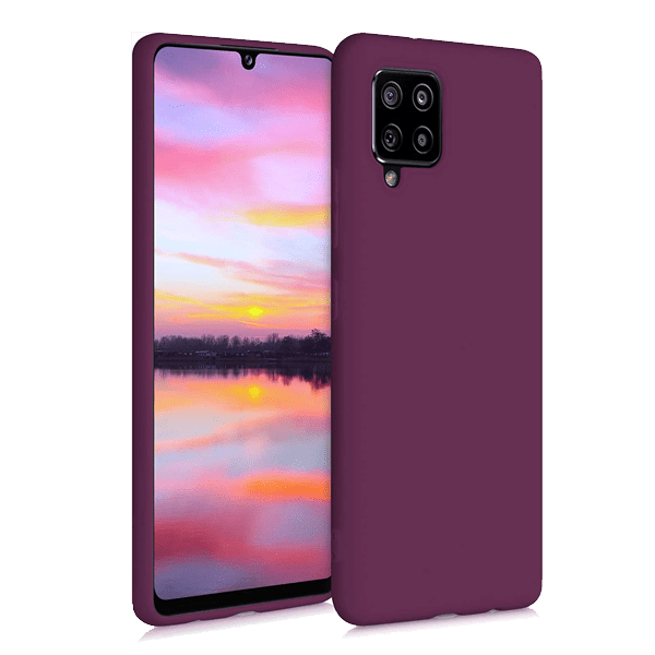 Violet-silicone-samsung-a42-cover