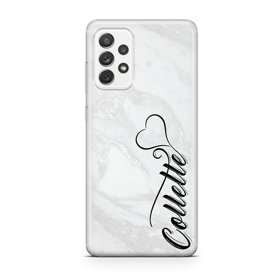 White Marble A53 Case