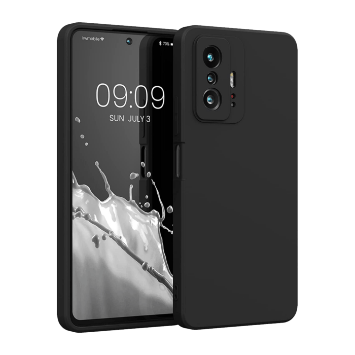 Xiaomi-11T-Pro-Silicone-Case Black