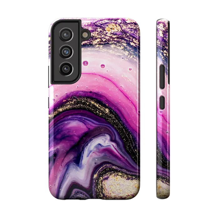 amethyst galaxy Samsung S21 FE Case