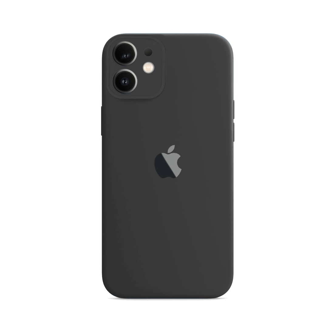 black-Apple-Silicone-iPhone-12-Case