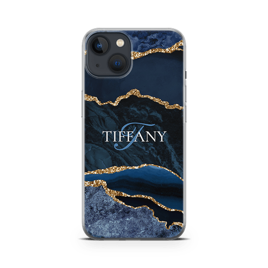 blue agate iPhone 13 case