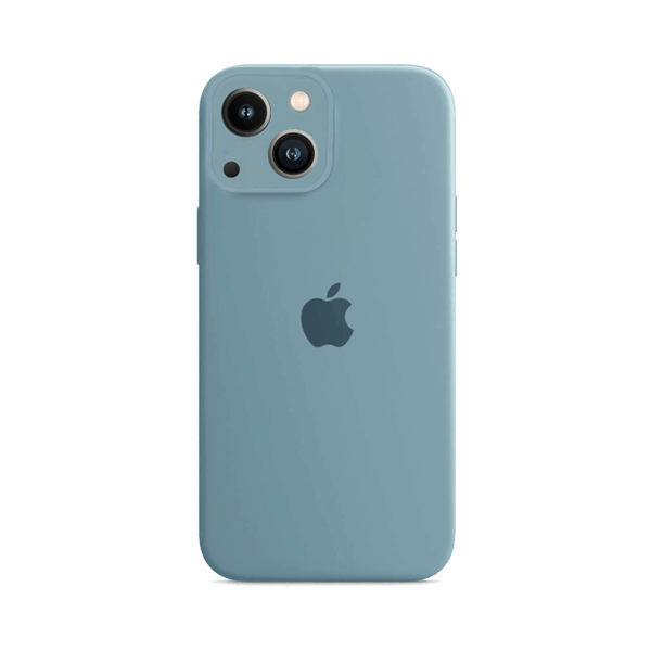 blue slate silicone iphone 13 case