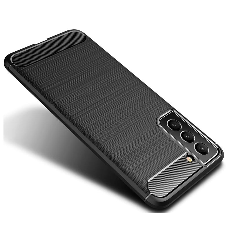 brushed carbon galaxy s21 fe case
