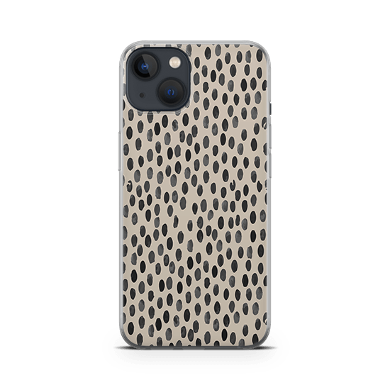 coffee polka iPhone 13 mini case