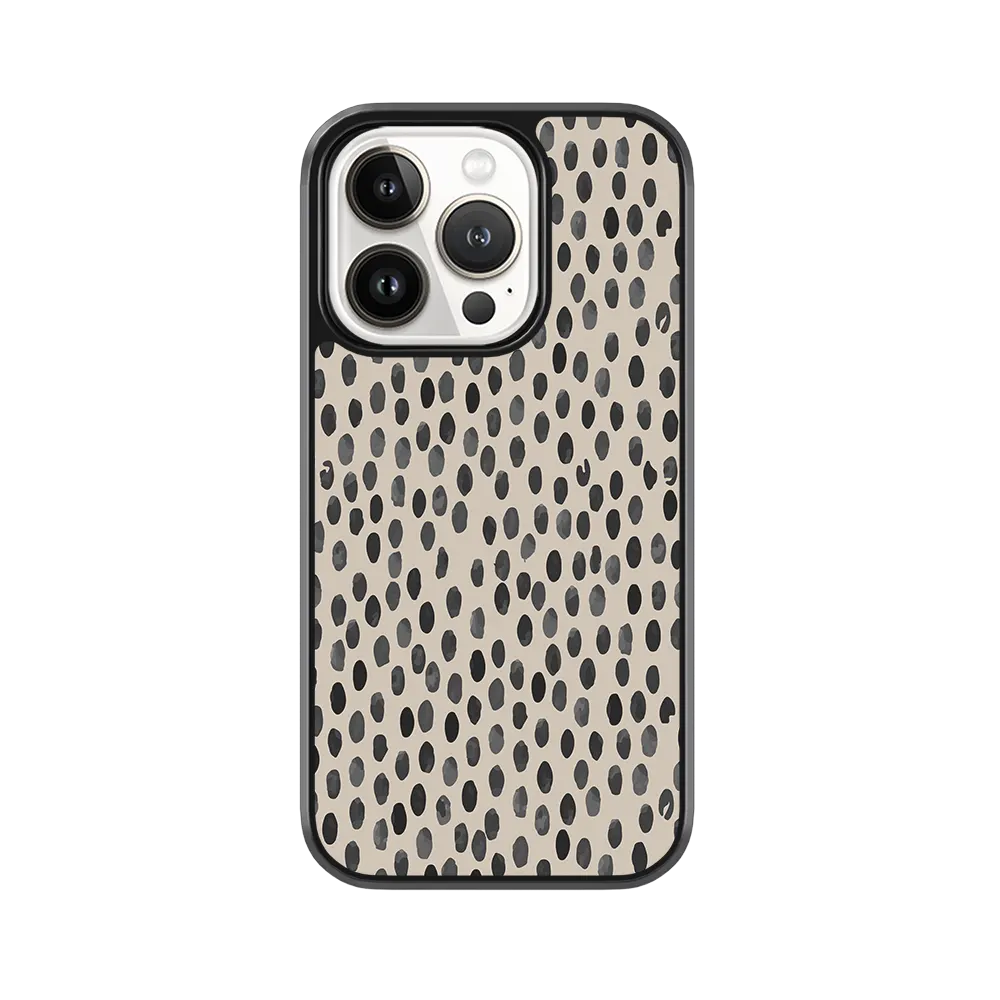 coffee polka iphone 15 Pro case