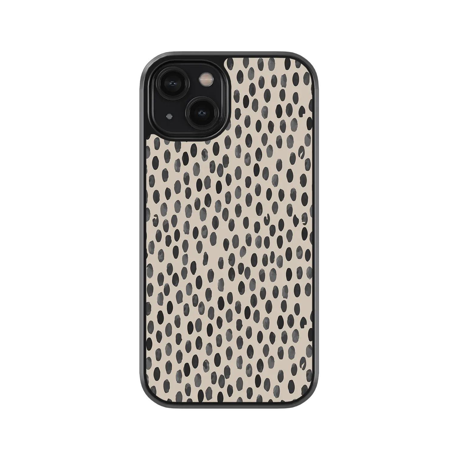 coffee polka iphone 15 case