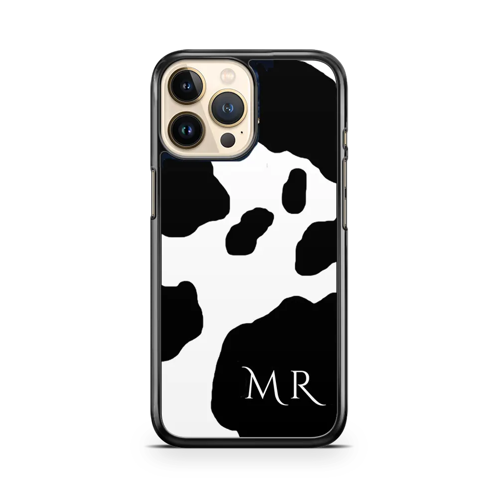 cow print custom iphone 12 pro case
