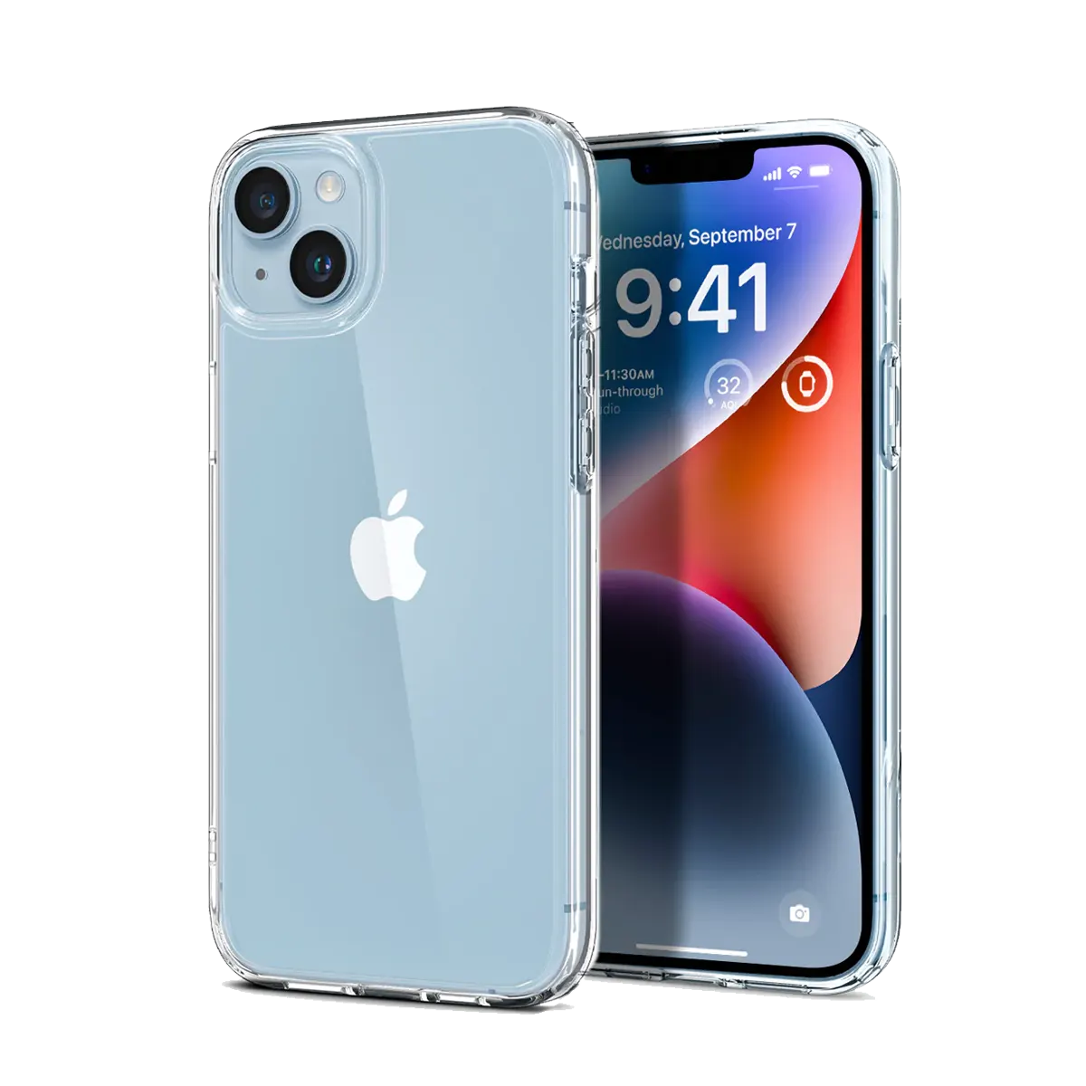 crystal clear iphone 14 plus case