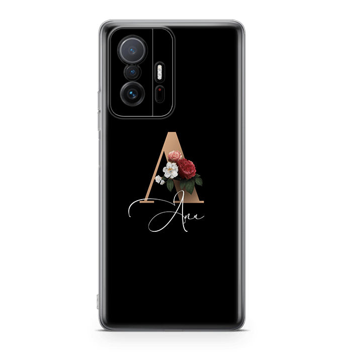 floral initial Xiaomi 11T case