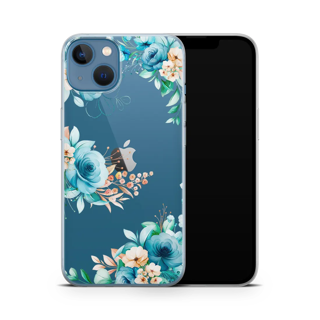 forsty morning iphone 13 case blue