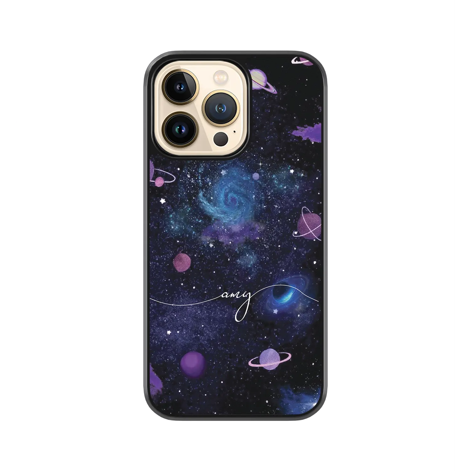 galaxy script iphone 12 pro Case