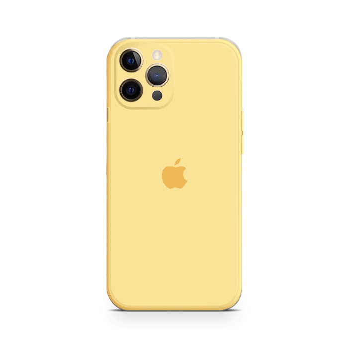 iPhone 12 Pro Max Silicone Case Yellow