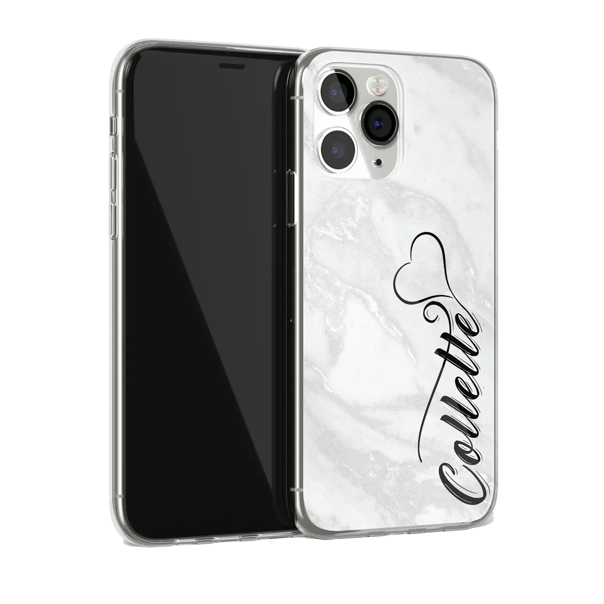 iPhone 14 Pro white Marble Case