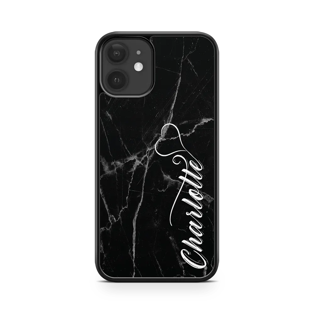 iphone 11 black marble case