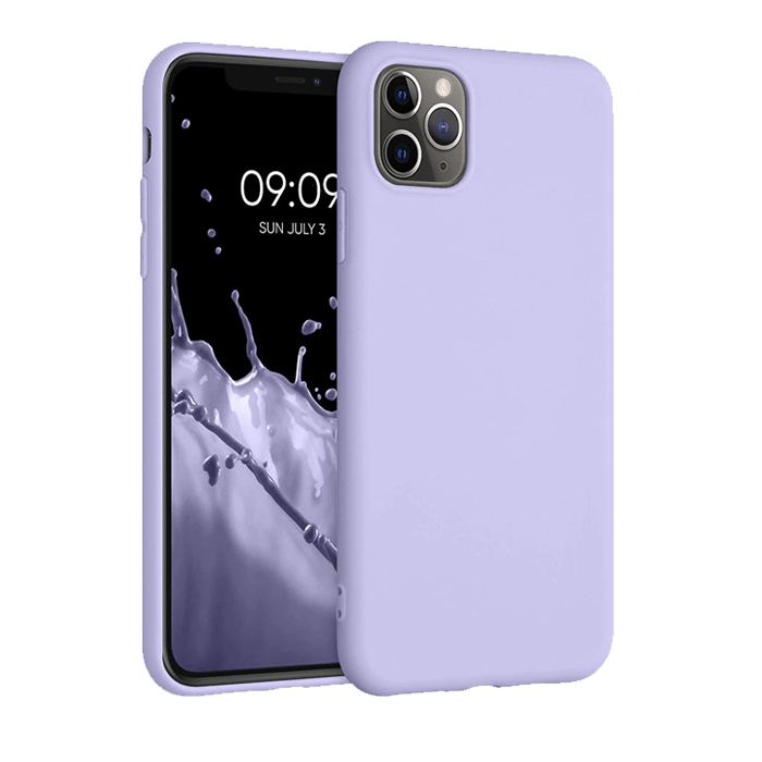iphone 11 pro max silicone case lavender
