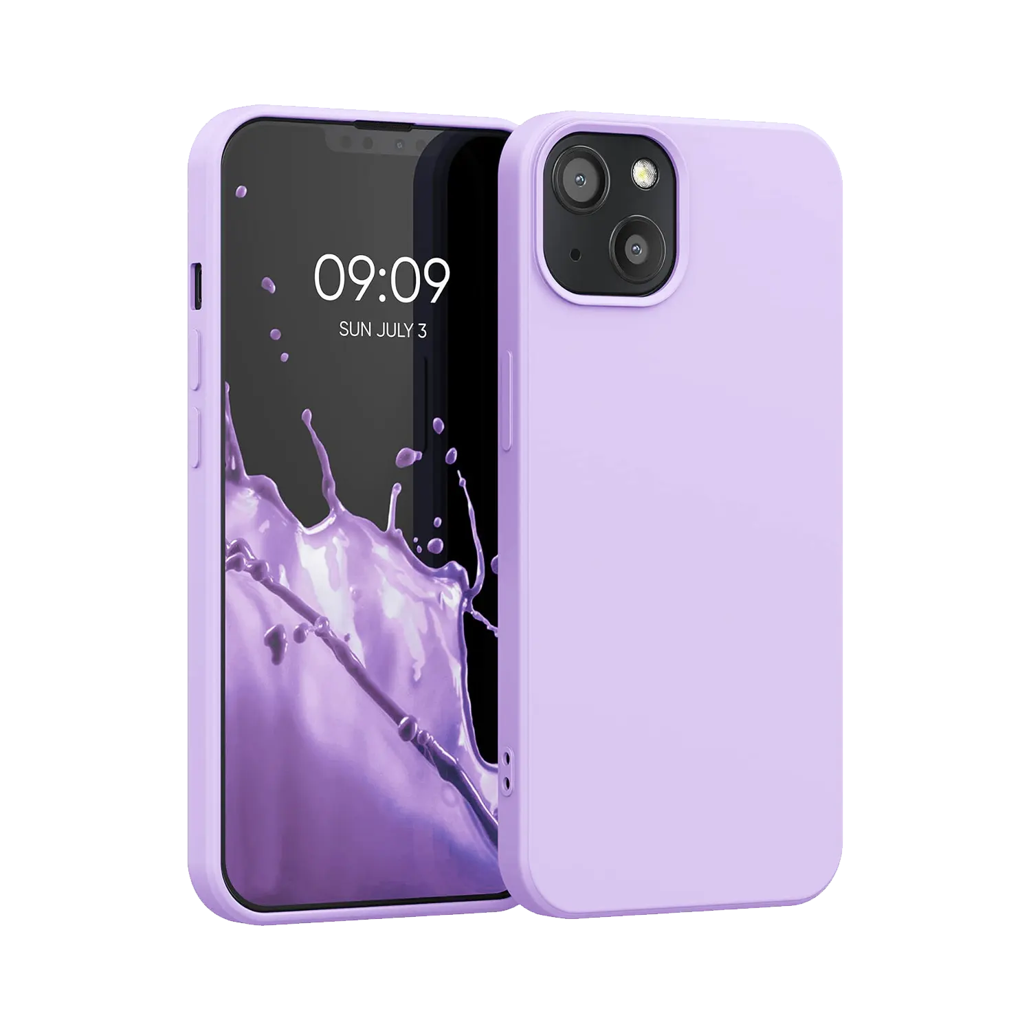 iphone 15 silicone case lavender