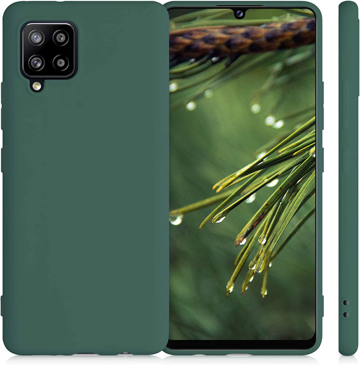 moss-green-silicone-galaxy-a42-case-front-&-back