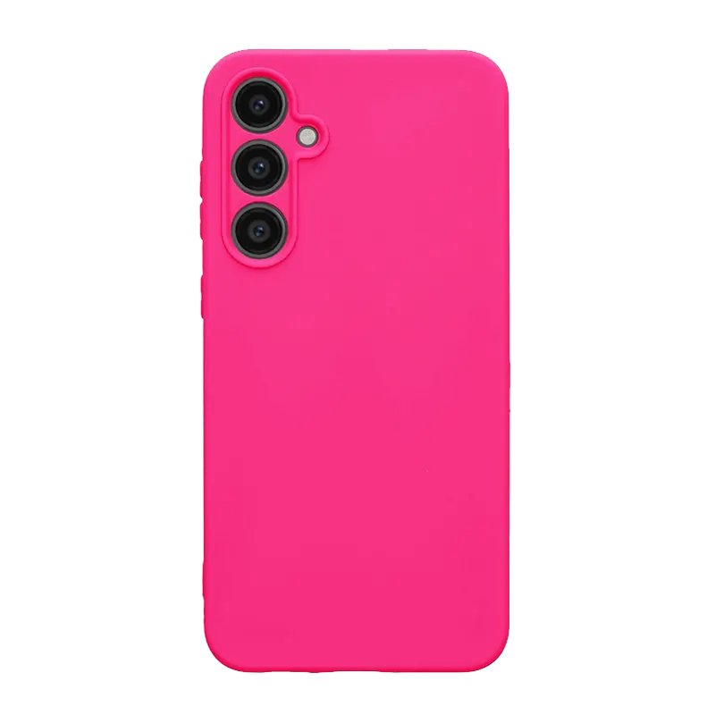 neon pink samsung s23 fe case front