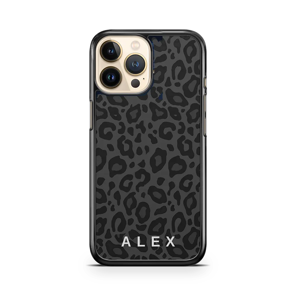noir leopard iPhone 11 Pro Max Case