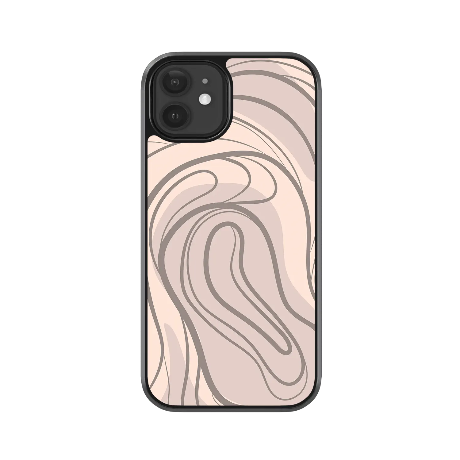 nude swirls iphone 11 case