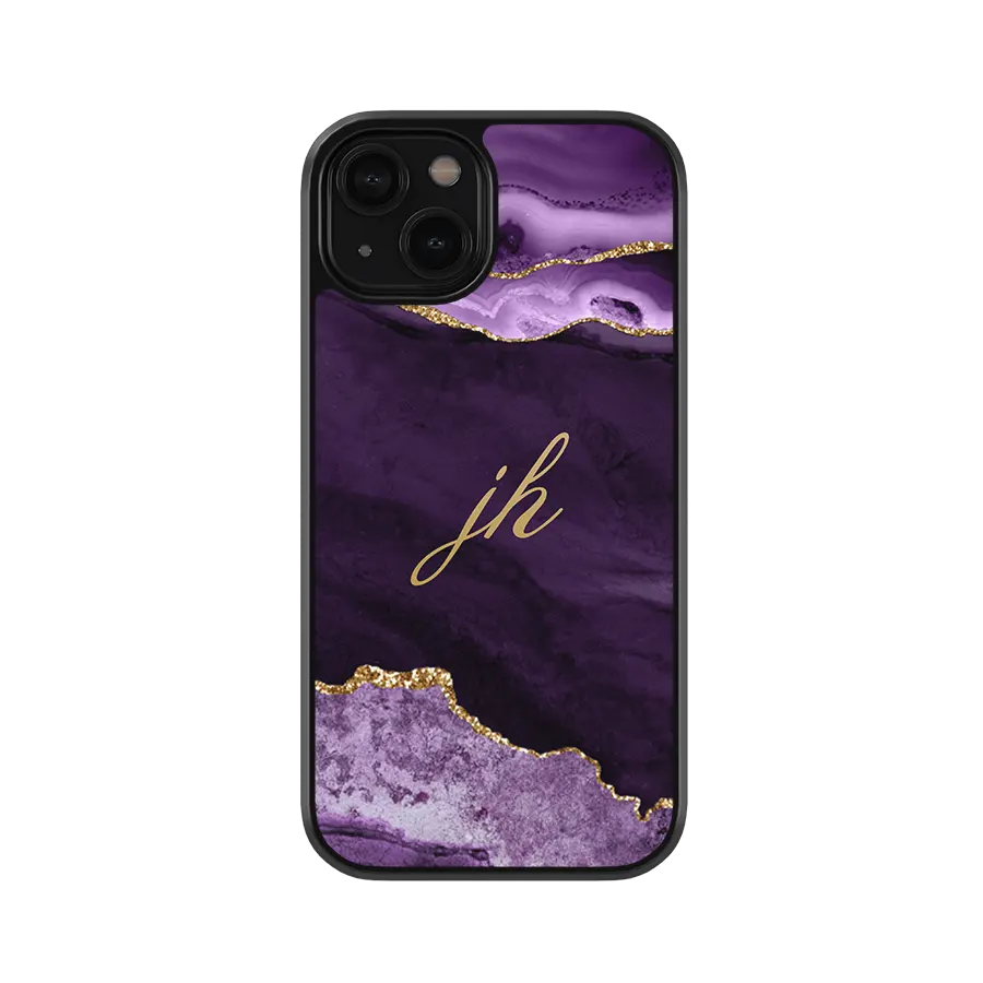 purple agate iphone 15 case
