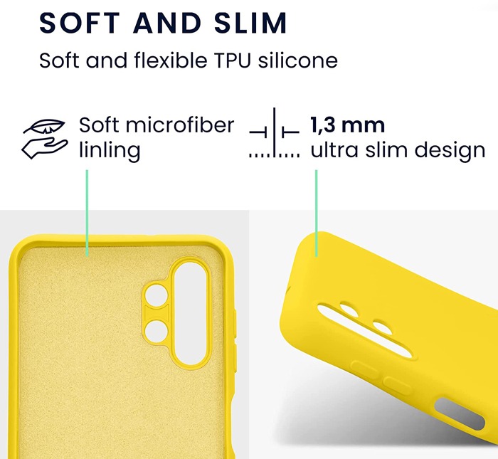 samsung-a13-yellow-silicone-case-spec